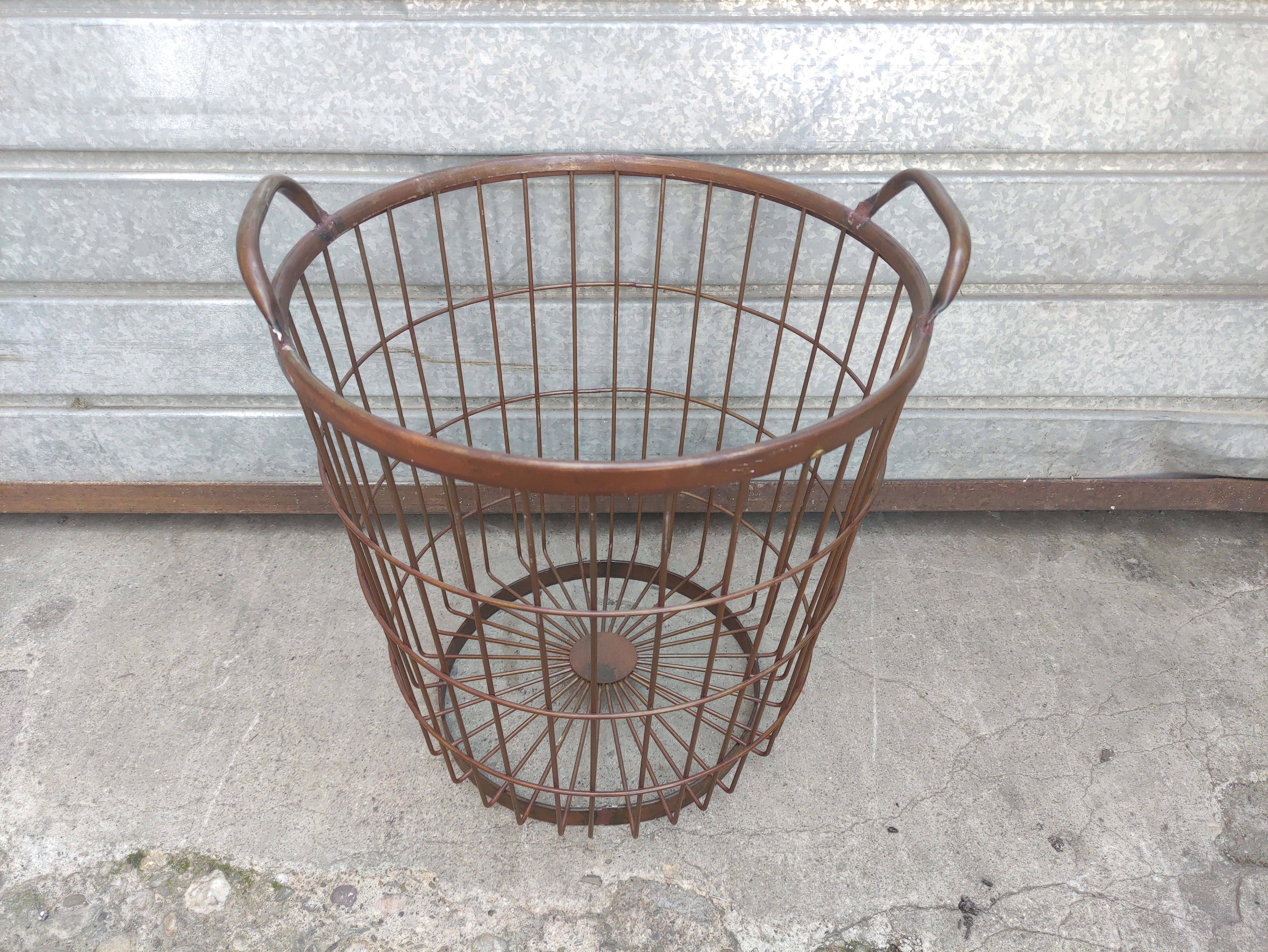 cesto canasto comercio metal alt 36 o36 4u